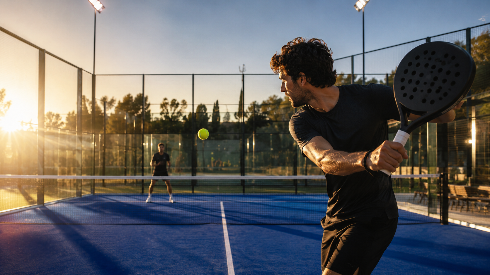 Padel op de baan